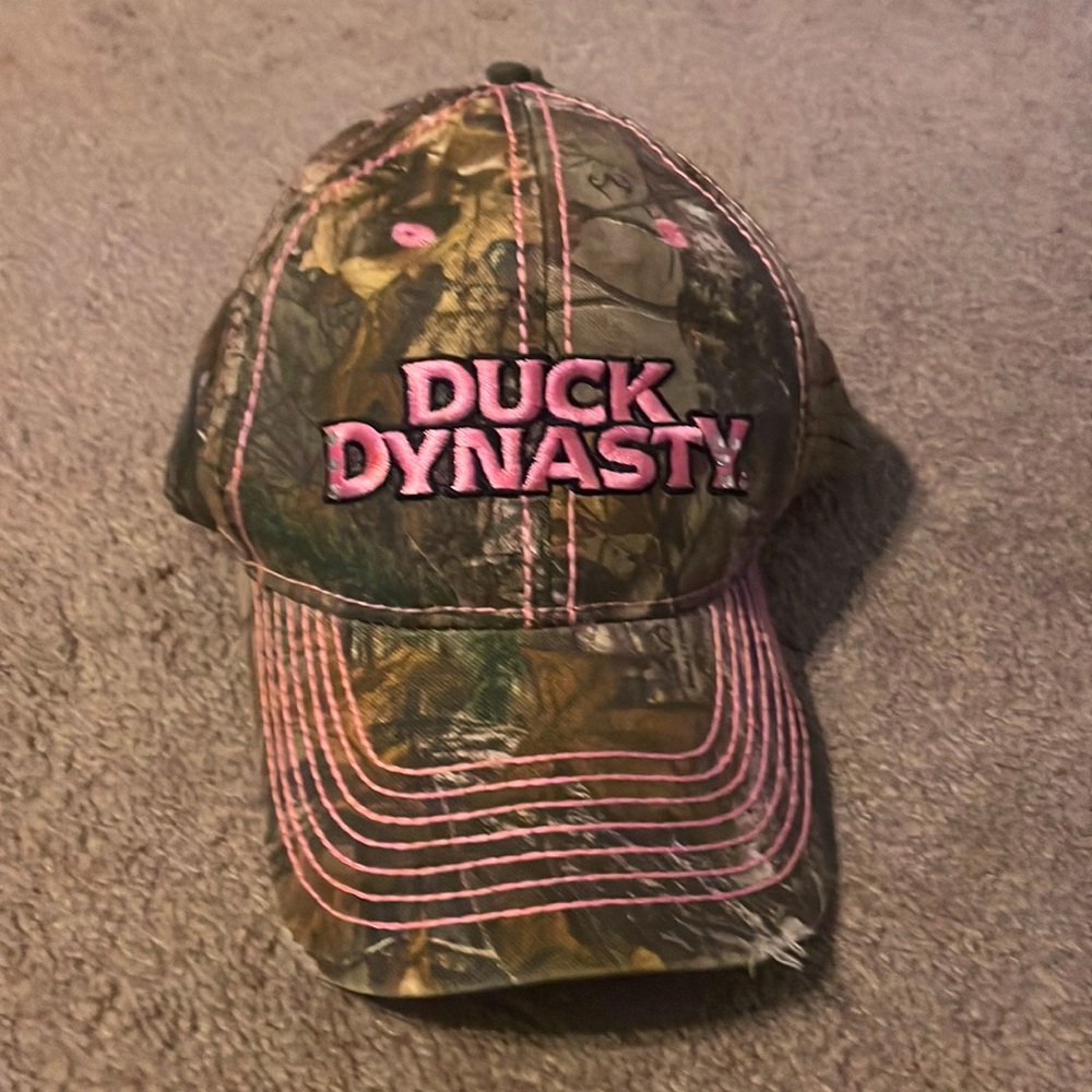 Women’s camo and pink baseball cap hat one size Duck Dynasty